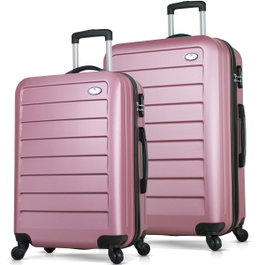 Zoozie Bags Juego de Maletas Oro Rosa (2 Piezas)